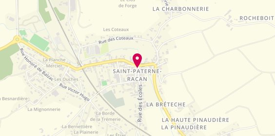Plan de Marie Paulé, Passe Temps, 37370 Saint-Paterne-Racan