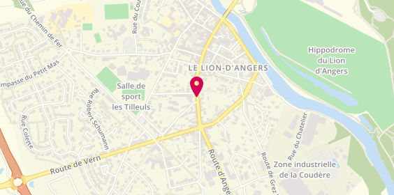 Plan de Taxi Haut Anjou, 53 Rue Général Leclerc, 49220 Le Lion-d'Angers