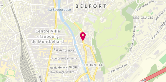 Plan de Les Taxis Fabbri, 31 Avenue Gén Sarrail, 90000 Belfort