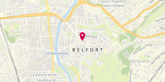 Plan de Canto Alain, 3 Rue Parmentier, 90000 Belfort