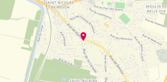 Plan de Ambulance Patrick Jouan, 1 Rue Cartelle, 44460 Saint-Nicolas-de-Redon