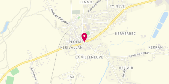 Plan de A.A.D Taxi Kerneur, Kercret Izel Route Auray, 56400 Ploemel