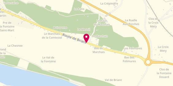 Plan de Gien Taxis, 11 Route Briare, 45500 Gien