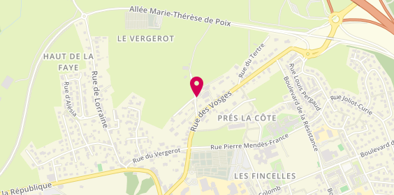 Plan de Ambulances Grosdemouge SARL, 4 Rue Vert Chêne, 70200 Lure