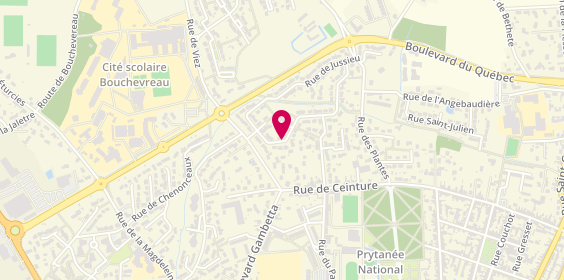 Plan de Taxi Mareil sur Loir - Buffon, 7 Rue Buffon, 72200 La Flèche