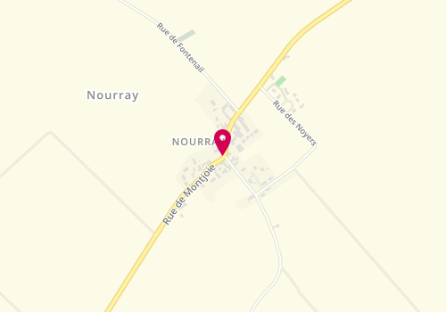 Plan de Ambulances et Taxis Porcher, 3 Rue Fosse Aux Noyers, 41310 Nourray