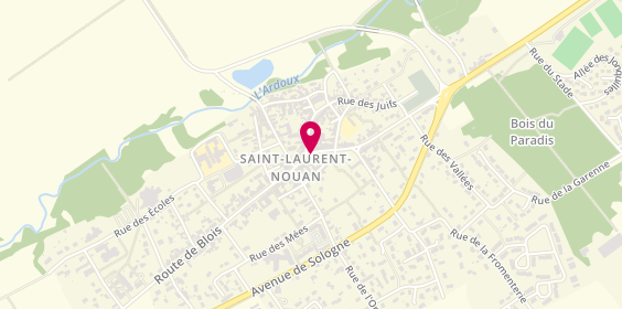 Plan de Ambulances Bel Air Willy Spitz et Fils, 20 Place Mairie, 41220 Saint-Laurent-Nouan