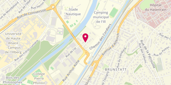Plan de Taxi Ewerhard Claude, 4 Rue Hirondelles, 68350 Brunstatt