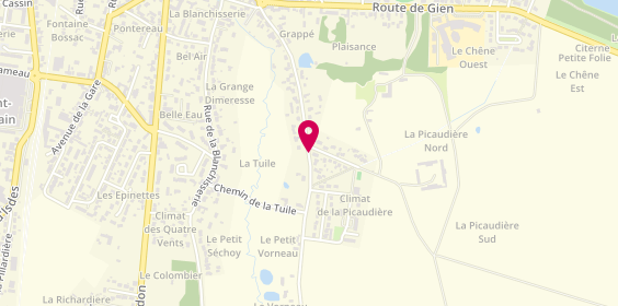 Plan de Taxi Maciel, 50 Route de Coullons, 45600 Sully-sur-Loire