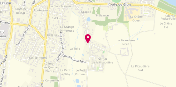 Plan de Taxi Maciel, 50 Route Coullons, 45600 Sully-sur-Loire