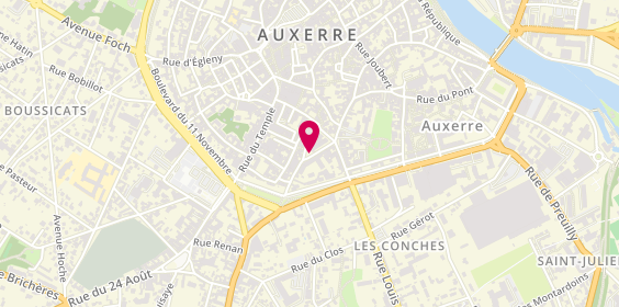 Plan de Abcisse Taxi Auxerre, 5 Rue Marcelin Berthelot, 89000 Auxerre