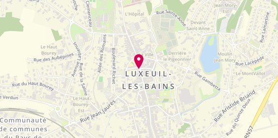 Plan de Floquet Luc, 1 Rue Mar Leclerc, 70300 Luxeuil-les-Bains