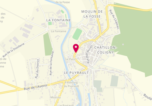 Plan de Taxis Dupoy, 7 Bis Boulevard République, 45230 Châtillon-Coligny