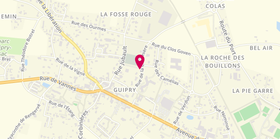 Plan de Guipry Ambulance Taxi, 5 Rue Crépinière, 35480 Guipry-Messac