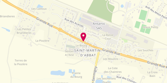 Plan de Templier Jean Pierre, 6 Place Mairie, 45110 Saint-Martin-d'Abbat
