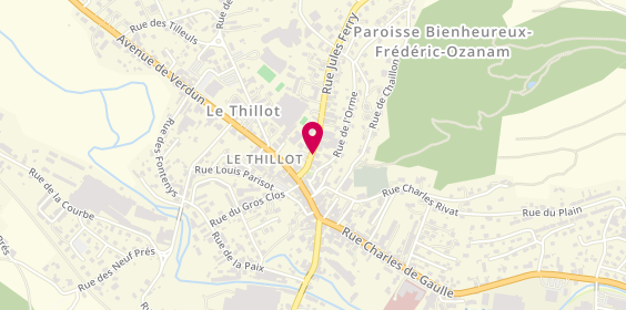 Plan de S.A.S Les Lilas, 2 Rue Jules Ferry, 88160 Le Thillot
