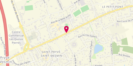 Plan de Taxis de Saint Pryvé Saint Mesmin, 134 Route St Mesmin, 45750 Saint-Pryvé-Saint-Mesmin