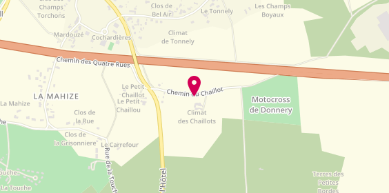 Plan de Sarl laveau voisin services taxi de fay aux loges, Rue du Chaillot, 45450 Donnery