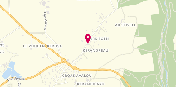 Plan de AB Taxi, 18 Route de Kerstrad, 29940 La Forêt-Fouesnant
