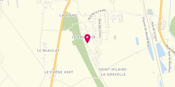 Plan de Saint Hilaire Taxi, 18 Rue Pressoir, 41160 Saint-Hilaire-la-Gravelle