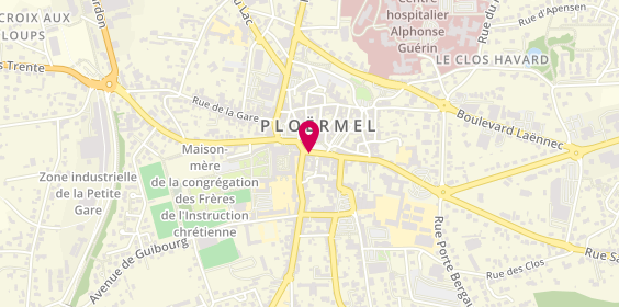 Plan de Ploërmel Assistance, 8 Rue Ange Mounier, 56800 Ploërmel