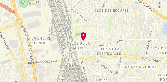 Plan de Taxis Azur, 13 Rue Jules Ferry, 45400 Fleury-les-Aubrais
