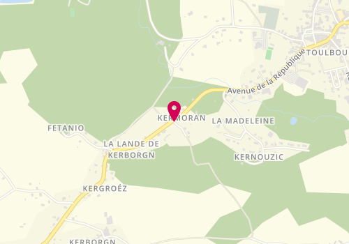 Plan de Taxis Saint Nicodème, Route de Plouay, 56310 Bubry