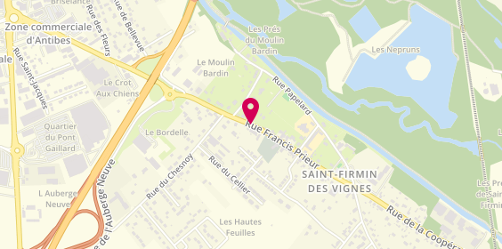 Plan de Ats, 438 Rue Francis Prieur, 45200 Amilly