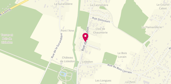 Plan de AVS Taxi, 86 Rue de Lisledon, 45700 Villemandeur