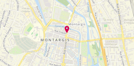 Plan de Abarth Taxi Montargis, 1 Rue du Grenier à SEL, 45200 Montargis