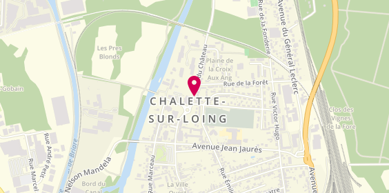 Plan de Taxi Anceau, 8 Rue Château, 45120 Châlette-sur-Loing
