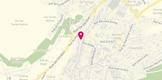 Plan de Taxis Ambulances Nogentaises, 145 Rue Mar de Lattre de Tassigny, 52800 Nogent