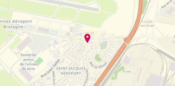 Plan de Taxi saint jacques n 2, 1 Rue Pommerais, 35136 Saint-Jacques-de-la-Lande
