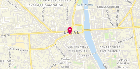 Plan de Taxi Gougeon Laval, 15 Bis Route de Beauvais BP 50202, 53000 Laval