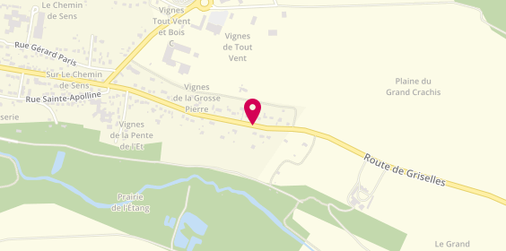 Plan de Taxi Lelièvre, 43 Route Griselles, 45210 Ferrières-en-Gâtinais