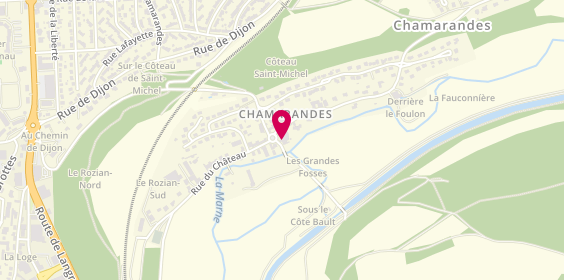 Plan de Taxi Nicaise, Place Tilleuls, 52000 Chamarandes-Choignes