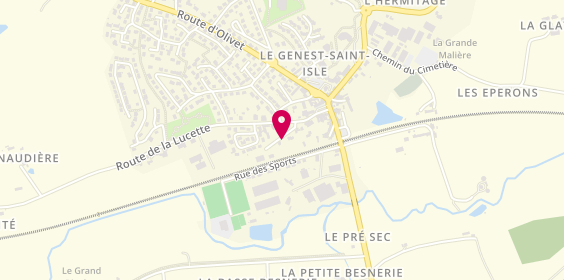 Plan de Allo Braneyre Taxi, 7 Chemin Petite Vitesse, 53940 Saint-Berthevin
