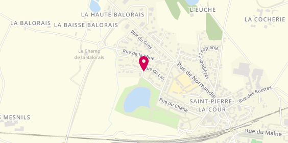 Plan de Gougeon Patricia, 10 Rue du Lac, 53410 Saint-Pierre-la-Cour