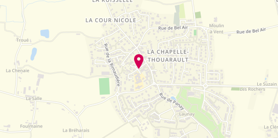 Plan de TCT Taxis, 2 Rue Chesnaie, 35590 La Chapelle-Thouarault