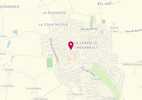 Plan de Tct Taxis, 2 Rue de la Chesnaie, 35590 La Chapelle-Thouarault