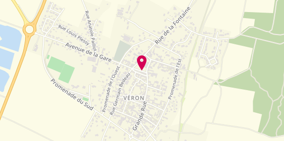Plan de Taxi Veron, Place Mairie, 89510 Véron