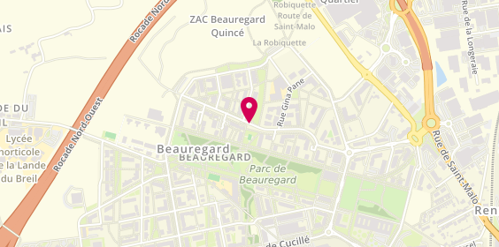 Plan de Allo Taxi Services, 23 Rue Aurélie Nemours, 35000 Rennes