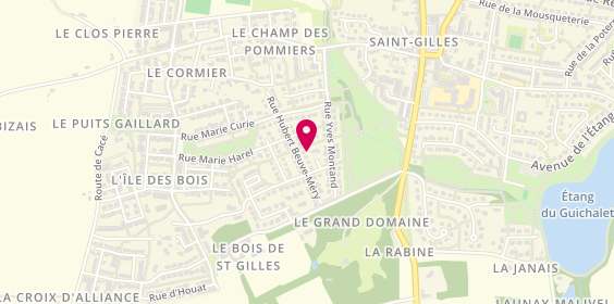 Plan de Chevillard Eric, 28 Rue Hubert Beuve Mery, 35590 Saint-Gilles