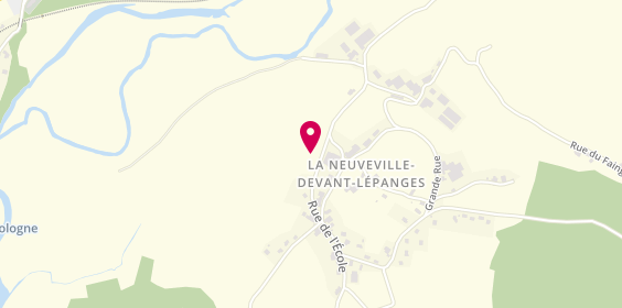 Plan de Taxi Christiane Muller, 15 Rue Ecole, 88600 La Neuveville-devant-Lépanges