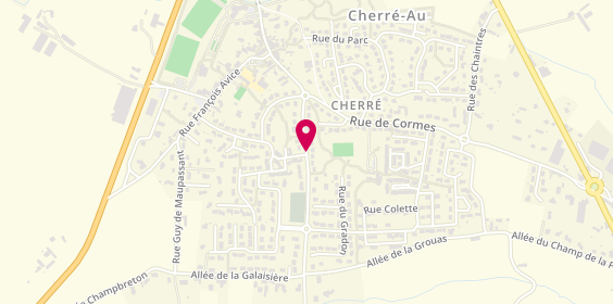 Plan de Chaillou Pascal, Taxi de Cherre 18 Rue St Maixent, 72400 Cherré
