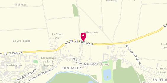 Plan de Gaulmin Jean-Marc, Taxi de Pithiviers 9 Route Puiseaux, 45300 Bondaroy