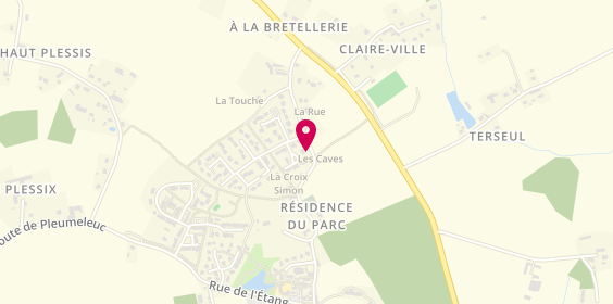 Plan de Allo taxi clayes, Les Perrettes, 35137 Pleumeleuc