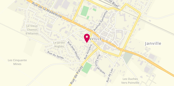 Plan de Ambulance et Taxis de Janville, 3 Rue Charles Péguy, 28310 Janville