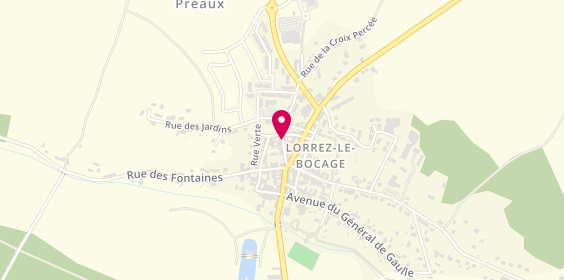 Plan de Taxi Lorrezien, 14 Rue Eglise, 77710 Lorrez-le-Bocage-Préaux