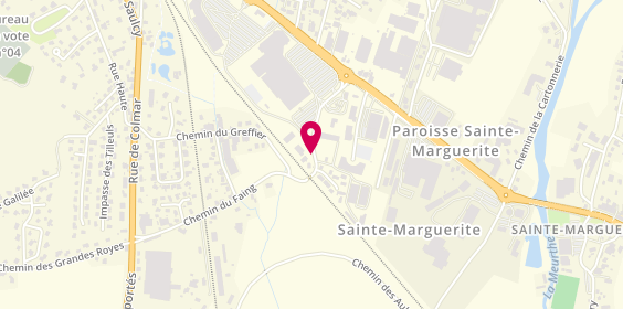 Plan de Les Ambulances Marguaritaines, 250 Chemin Greffier, 88100 Sainte-Marguerite